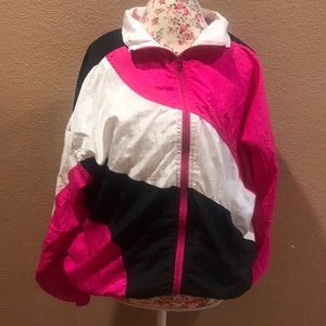 Lavon Vintage Windbreaker Track Jacket